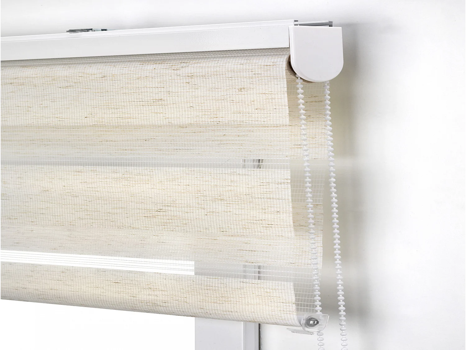 Estor noche y Día bicolor con tejido doble y cadena manual