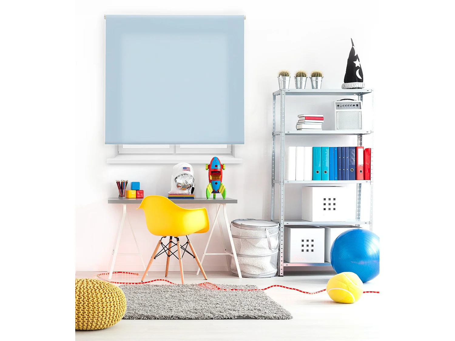 Store enrouleur Polyester Opaque Multicolore