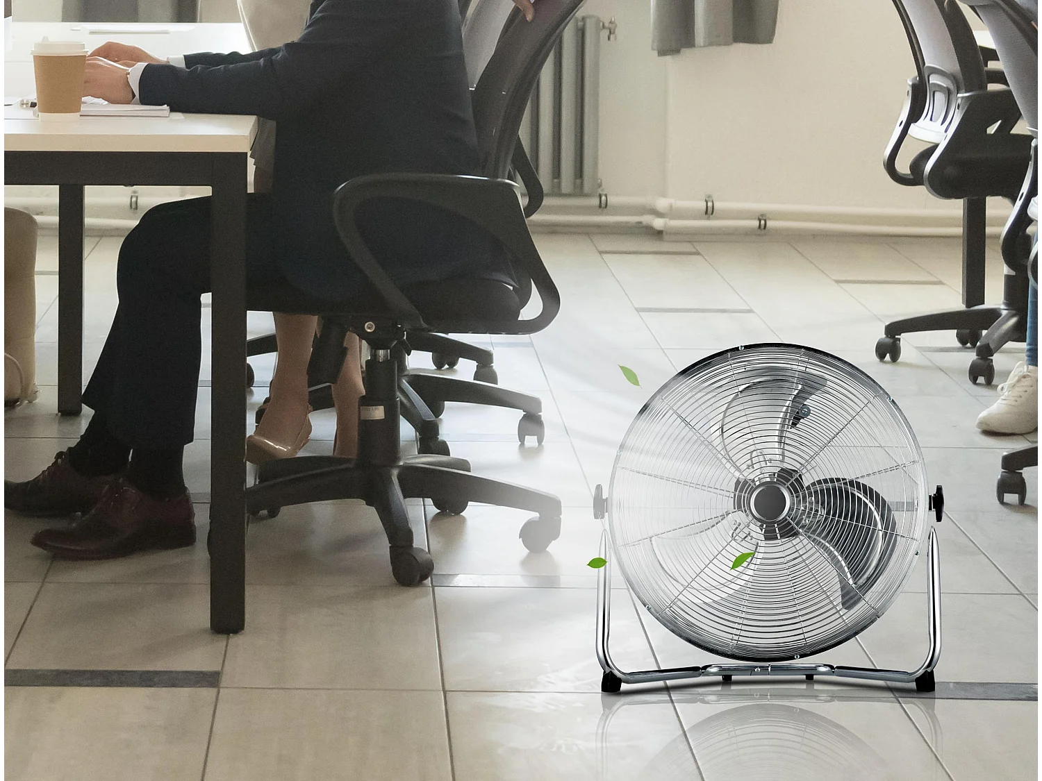 Ventilatore industriale 90 W con 3 pale e 3 velocità