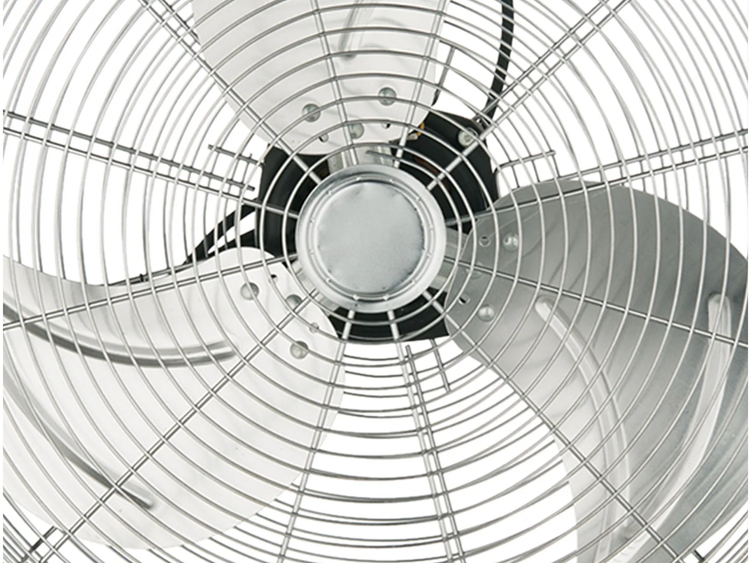 Ventilador industrial de pé de alumínio ajustável em altura 120W