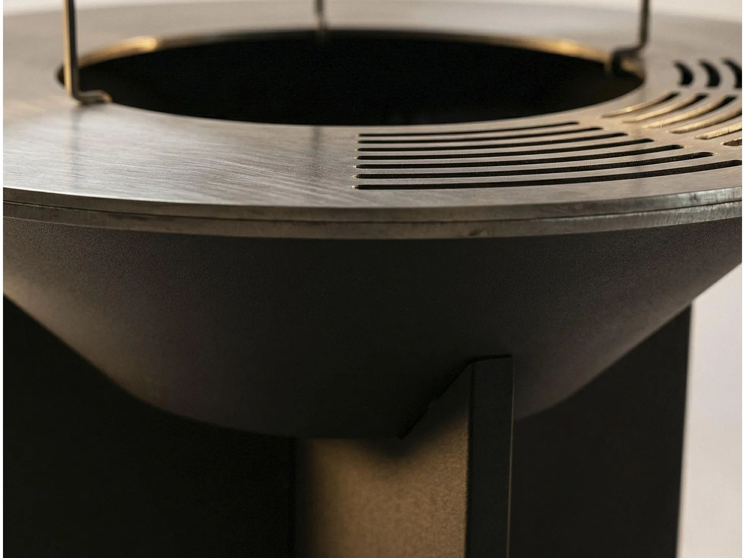 Barbecue brasero avec plaque d'acier de 100 cm