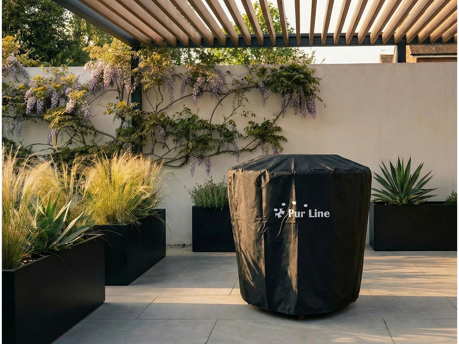 Barbecue con piastra in acciaio da 100 cm