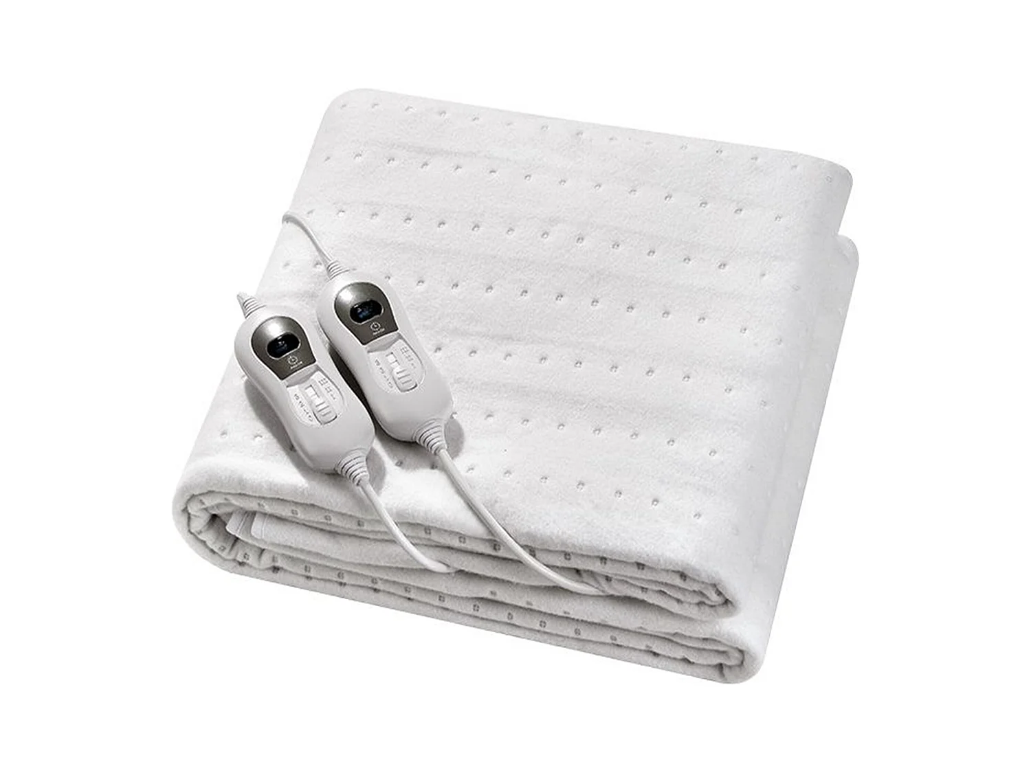 Elektrische bedwarmer in wit met automatische uitschakeling