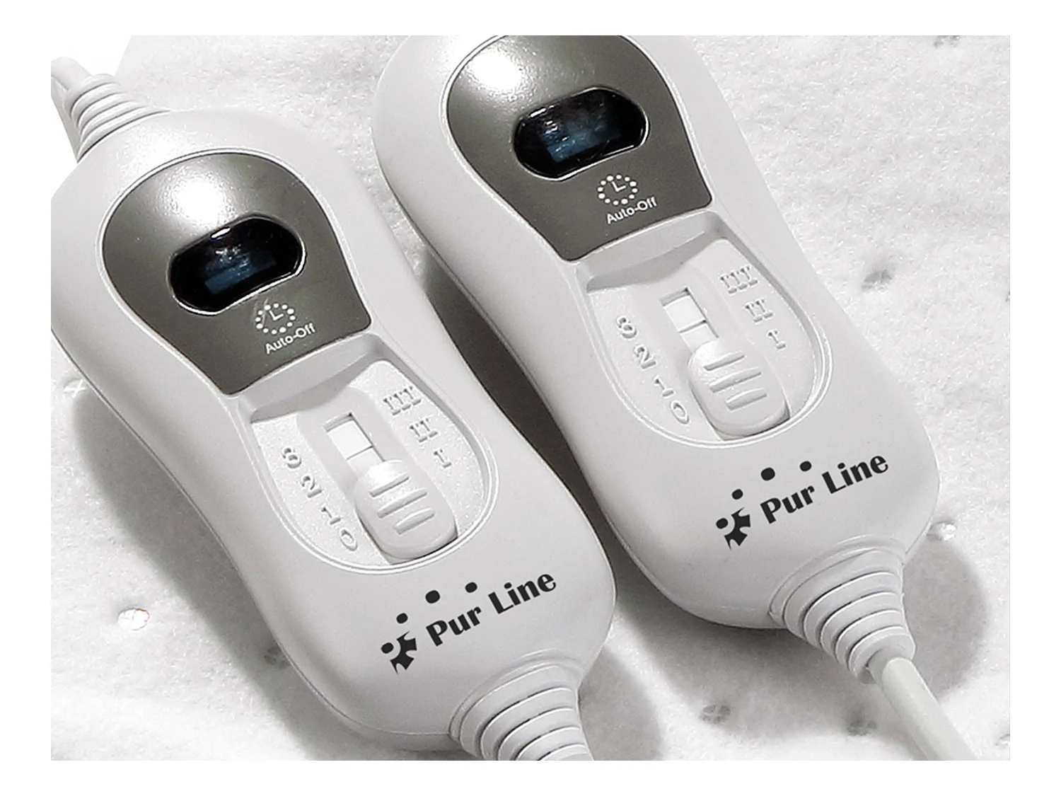 Elektrische bedwarmer in wit met automatische uitschakeling