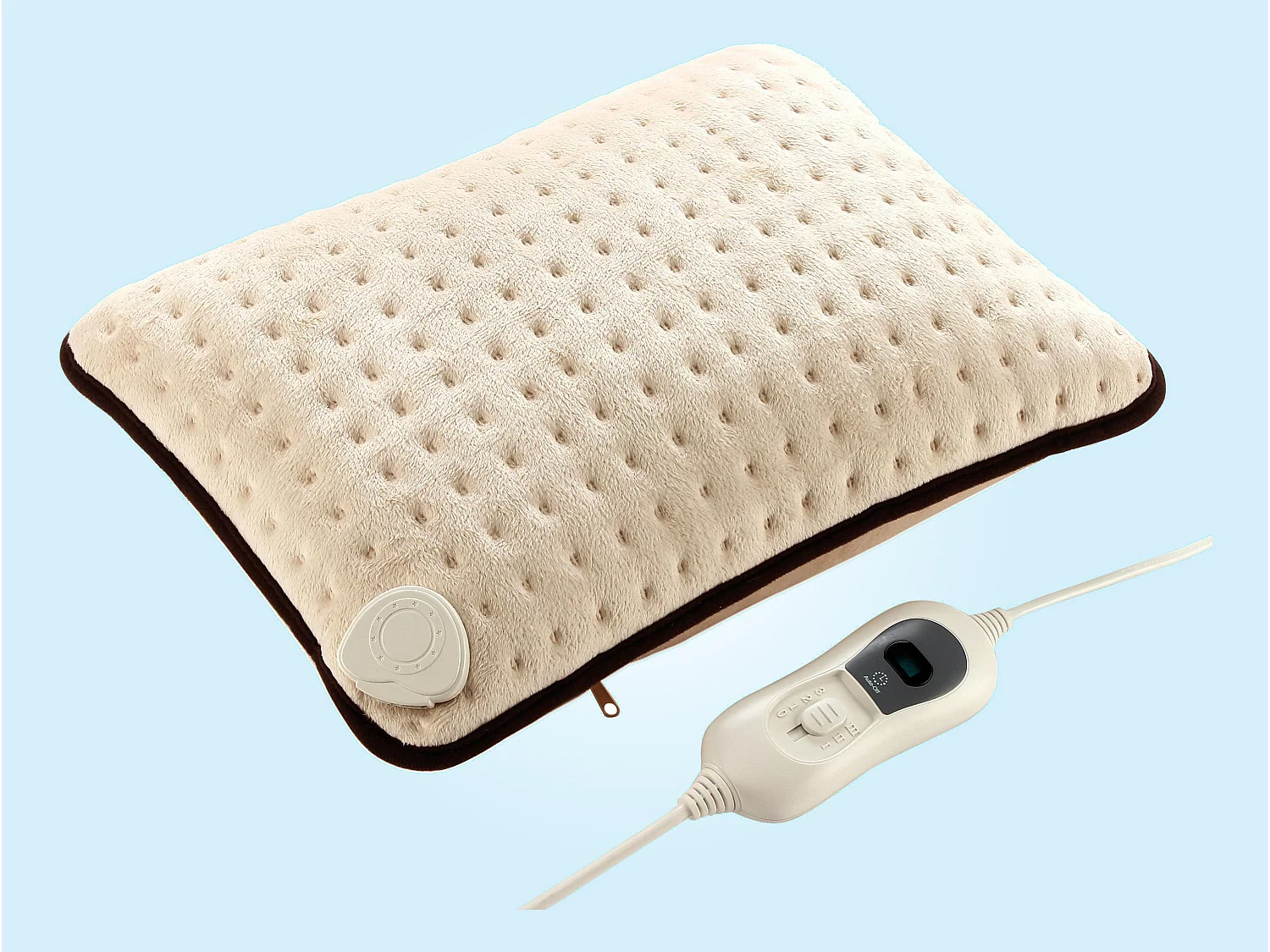 Cuscino con calore elettrico 100W beige beige 40x30cm