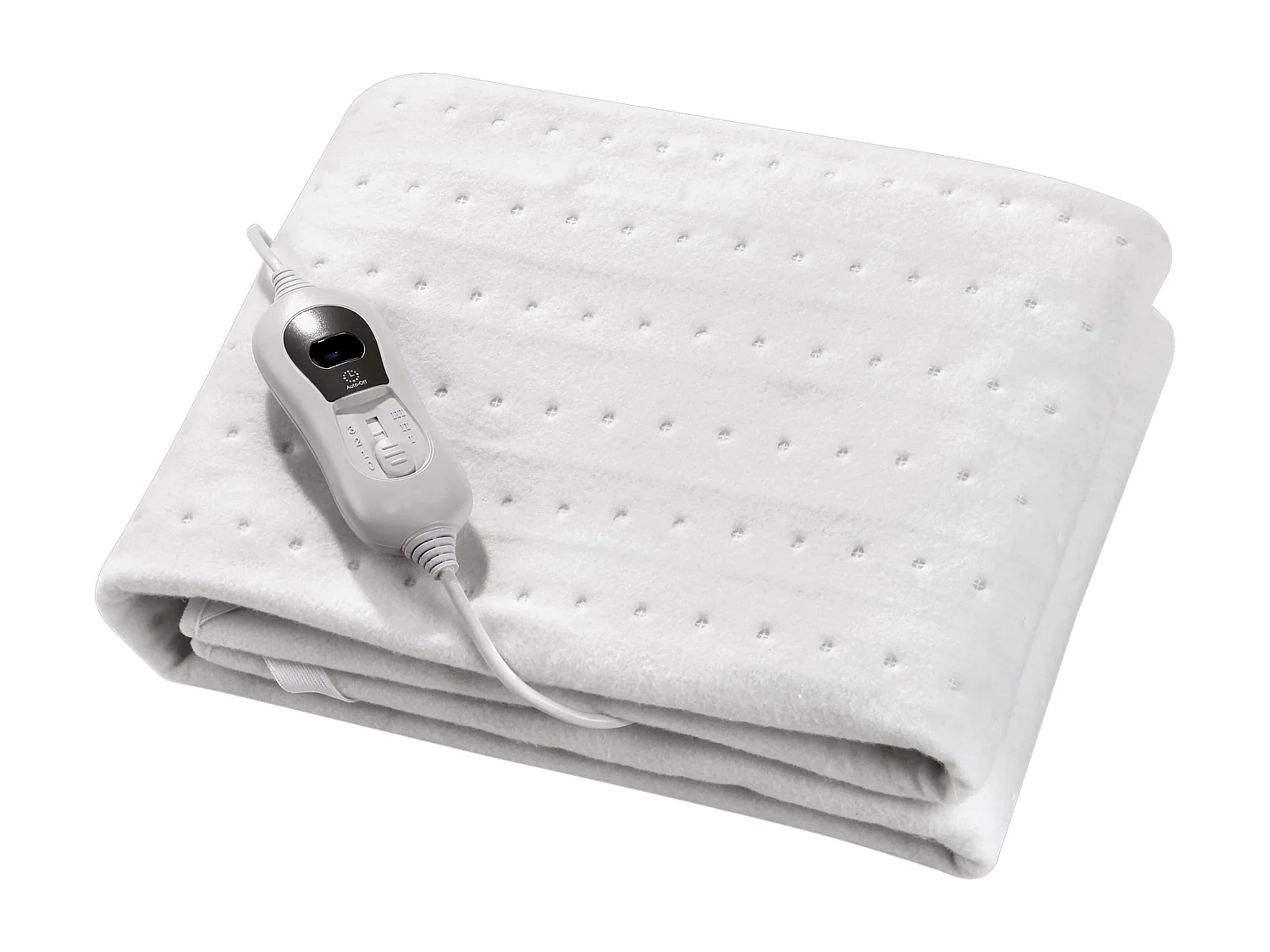 Elektrische bedwarmer in wit met automatische uitschakeling