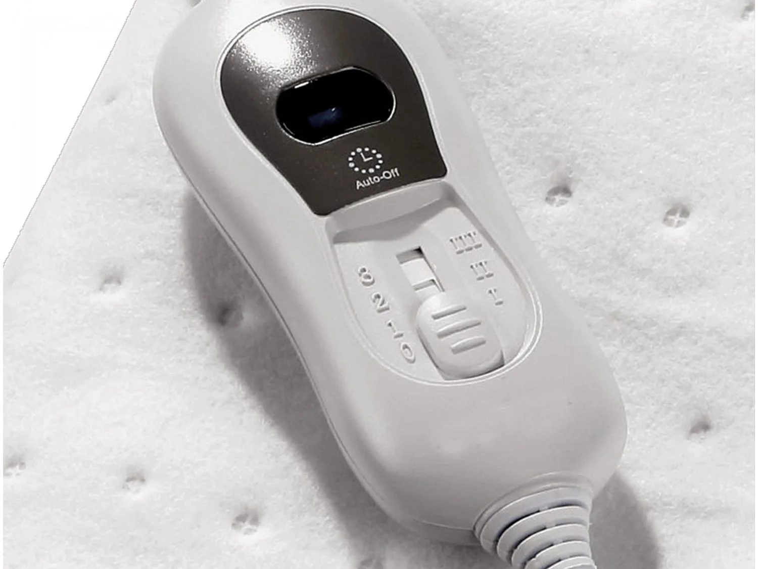 Chauffe-lit électrique 60W laine blanc