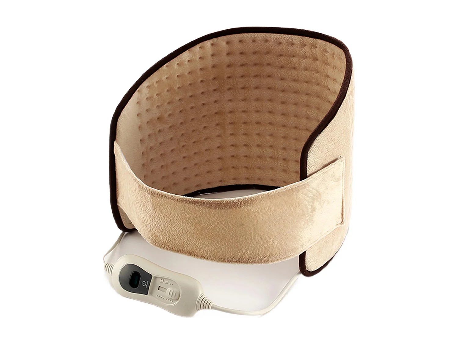 Coussin électrique chauffant pour lombaires 100W laine beige