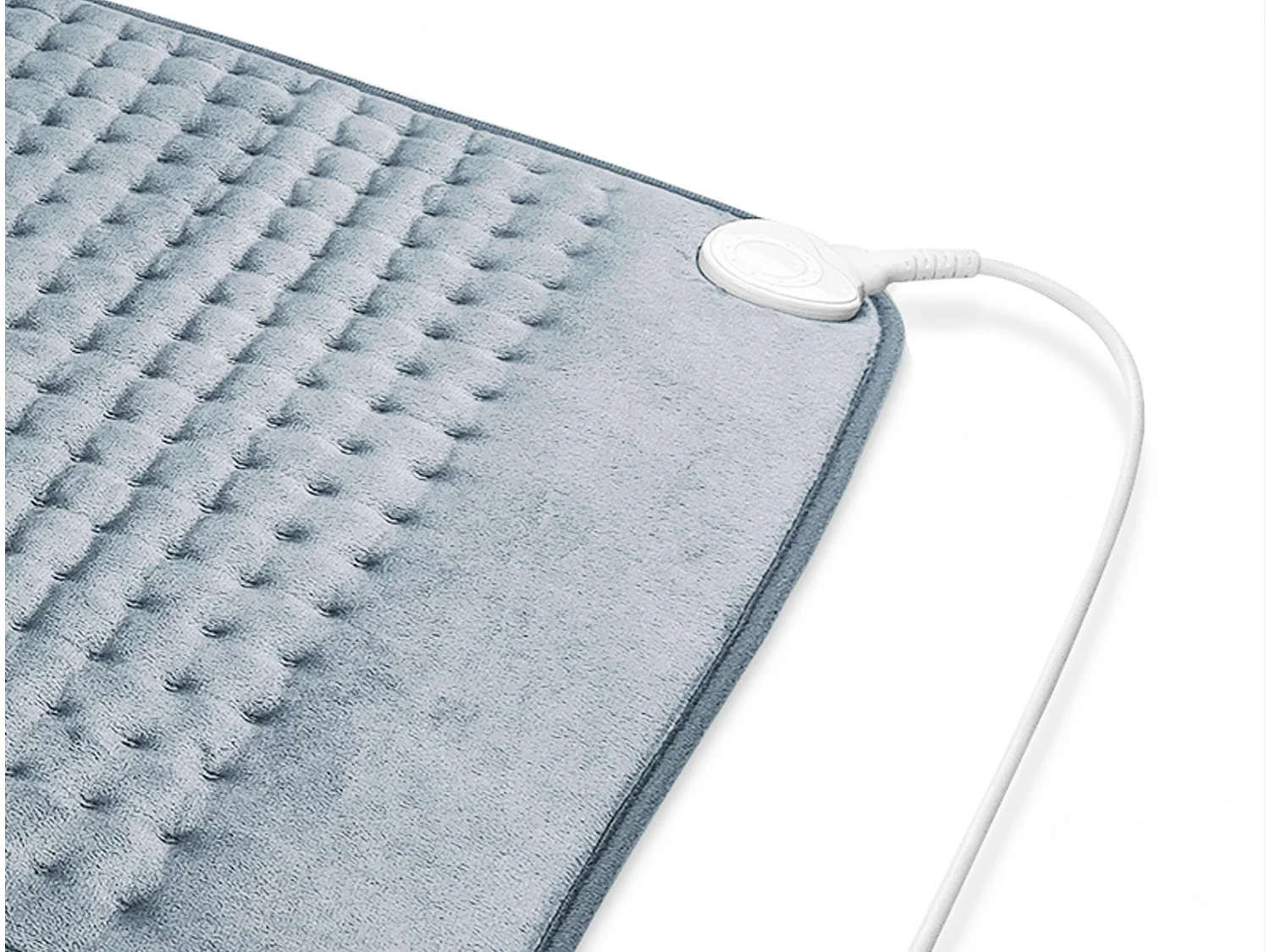 Coussin électrique chauffant pour corps 100W laine gris