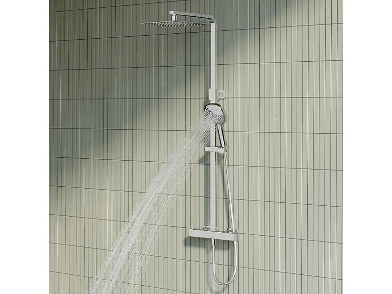 Colonne de douche VITRA Aquaheat Bliss S 230 + Nettoyant Briochin