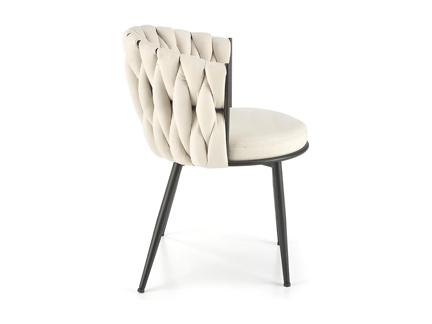 Sedia K516/Tessuto&Metallo/Beige