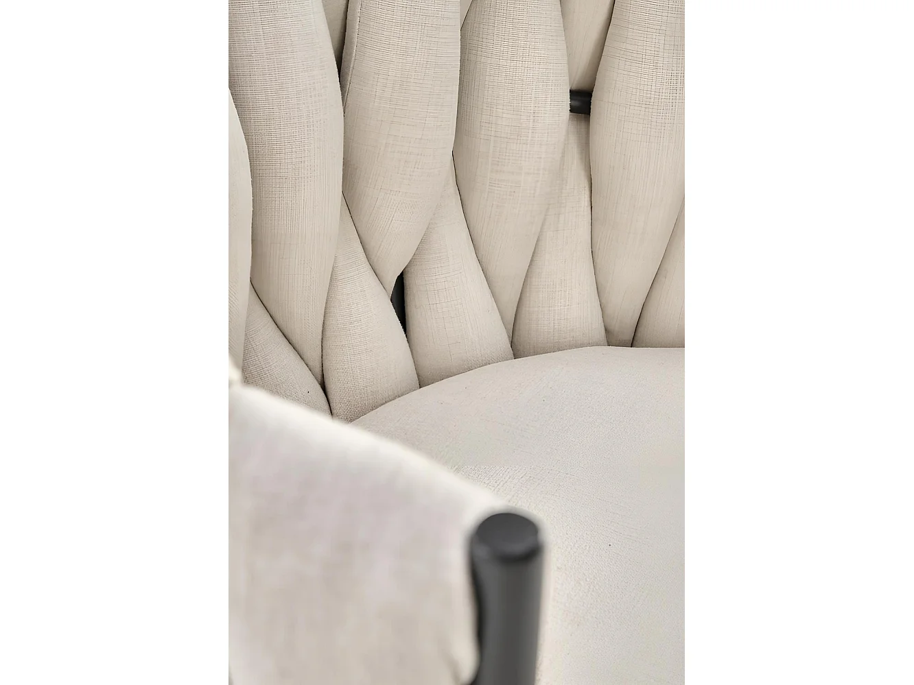 Sedia K516/Tessuto&Metallo/Beige