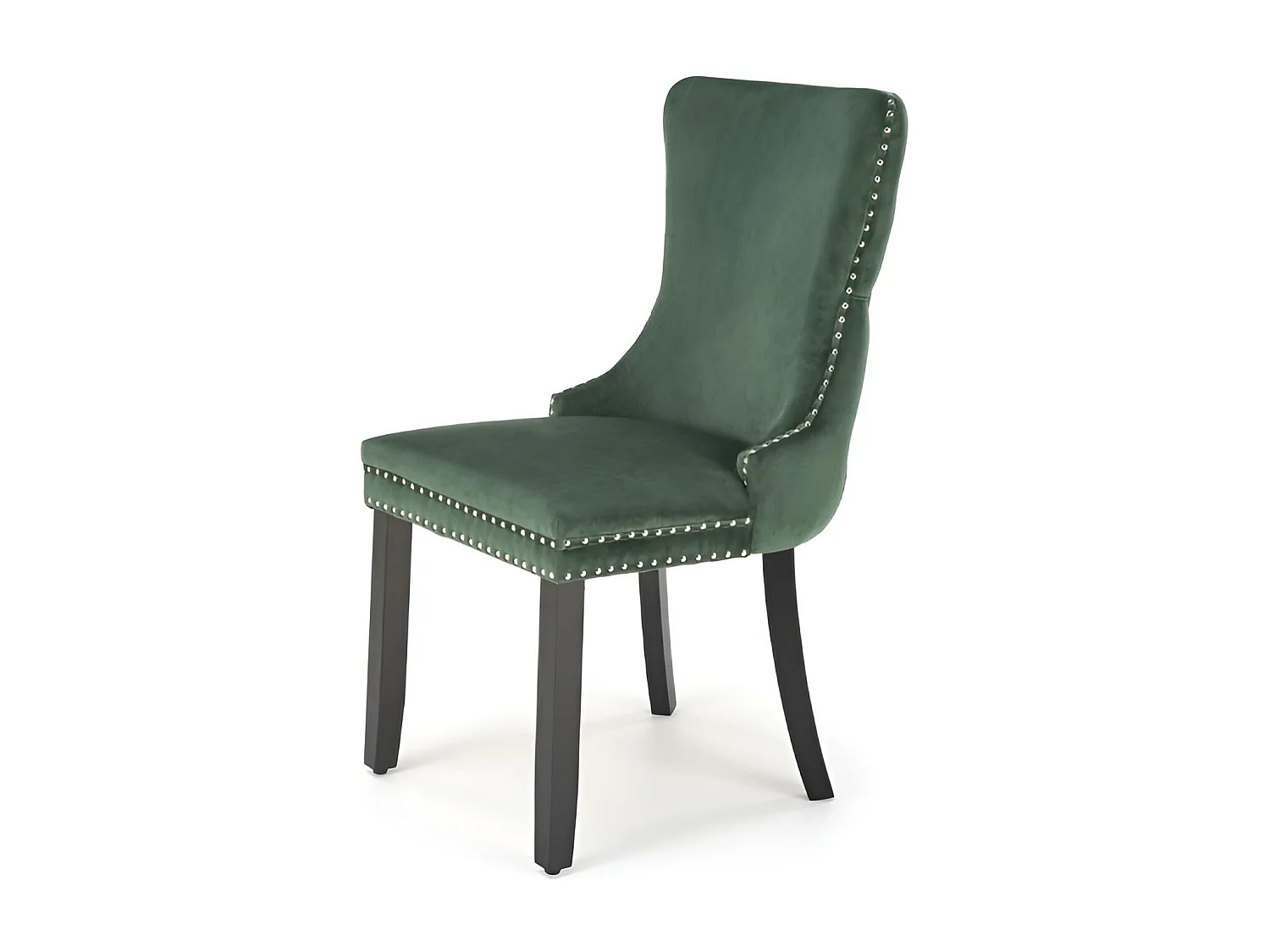 Krzesło tapicerowane ALDA zielone