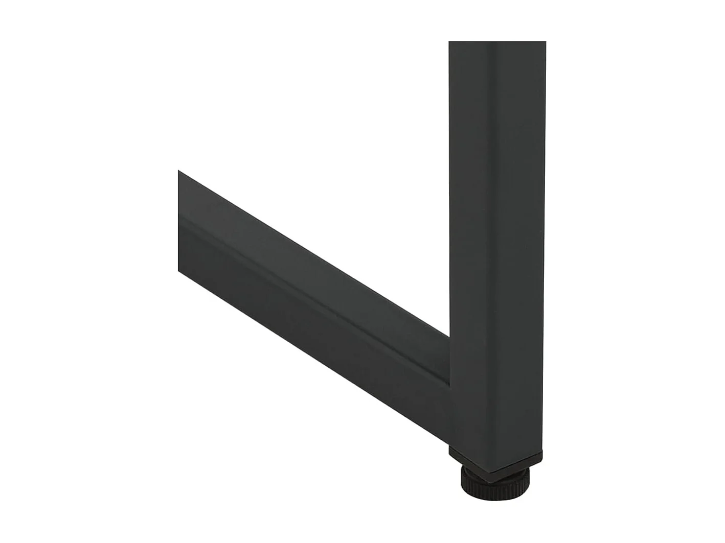 Buffet haut Noir 80x35x100 cm Acier