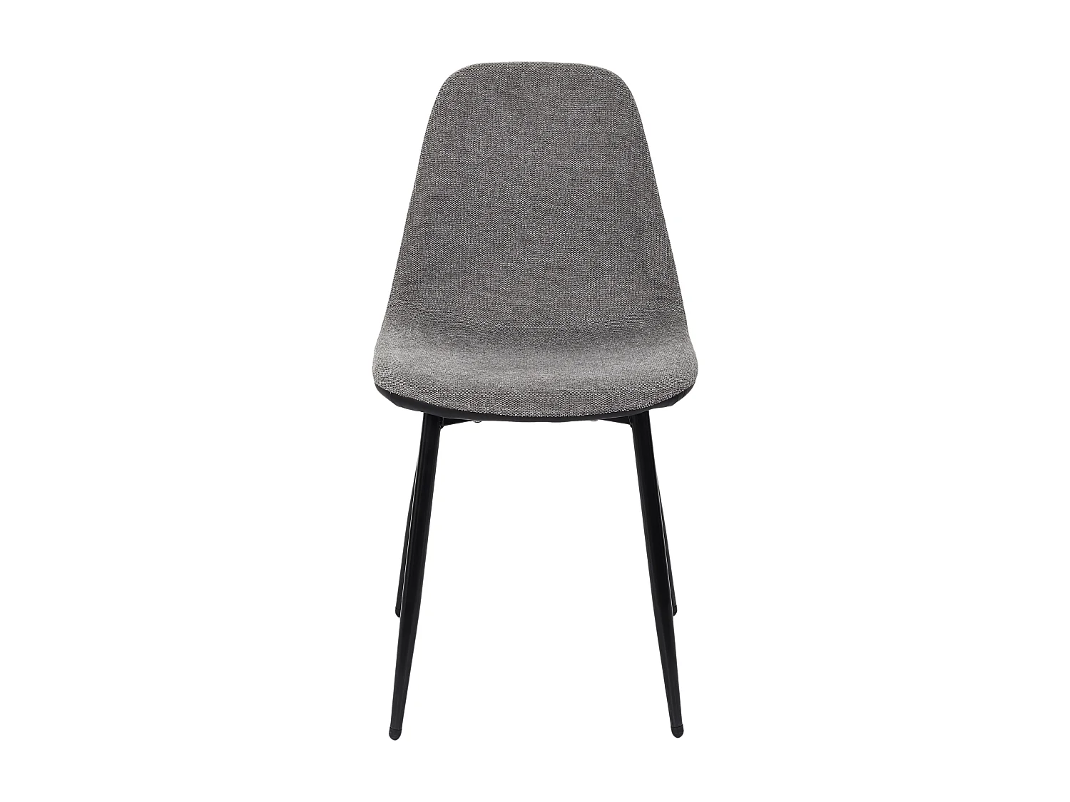 Lot de 4 Chaises Déco "Memphis" 85cm Gris & Noir