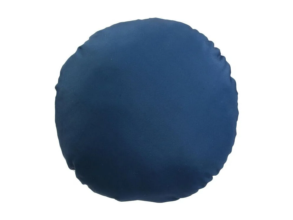 Coussin Déco d'Extérieur Rond "Indigo" 40cm Bleu