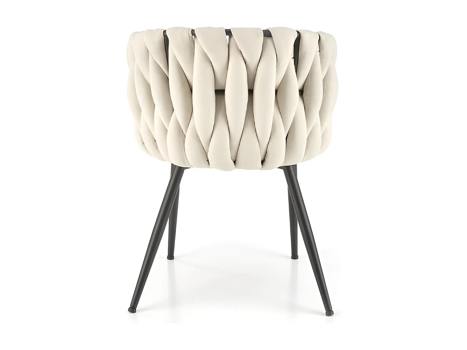 Stuhl K516/Stoffbezug&Metall/Beige