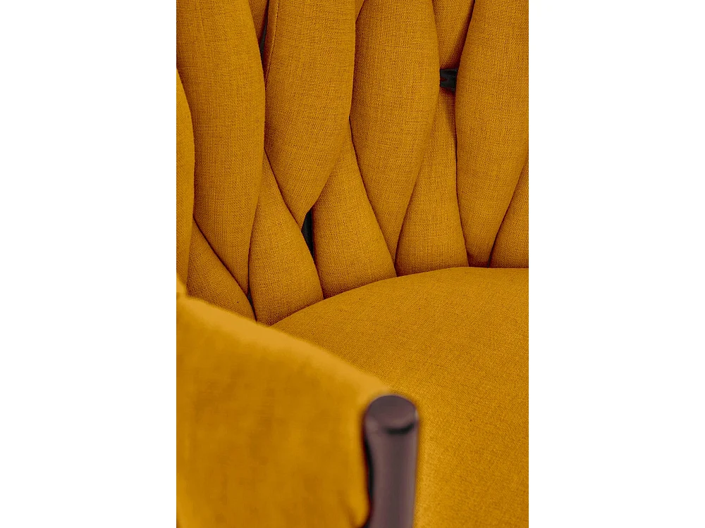 Chaise K516/Tissu&Métal/Orange