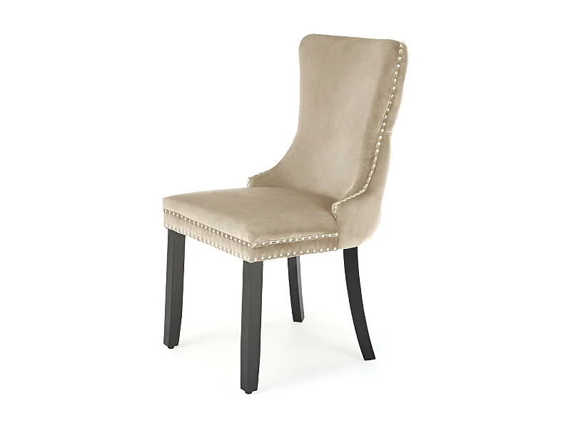 Sedia Alda/Tessuto in velluto/Beige