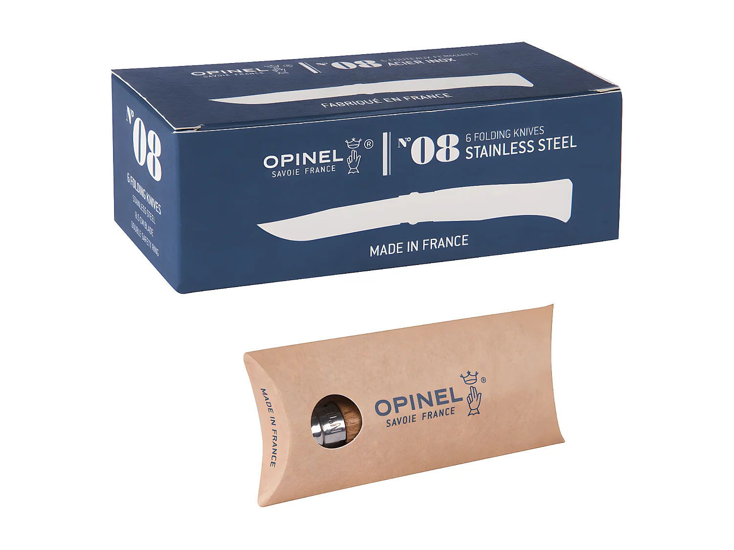 Couteau gravé Animalia lame 8.5 cm Chien