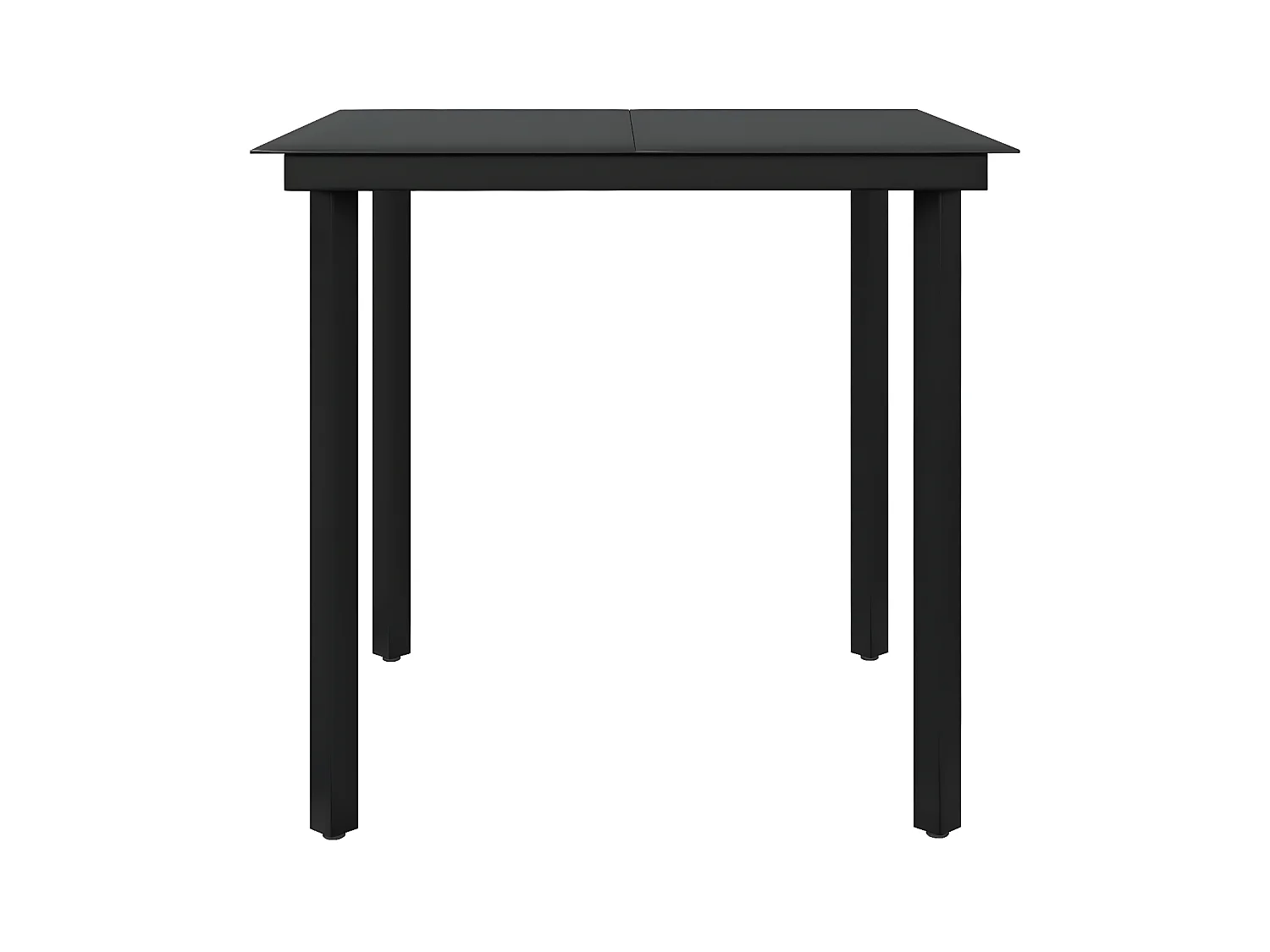 Salle à manger de jardin avec coussins 3 pcs Gris et noir GFDF57177