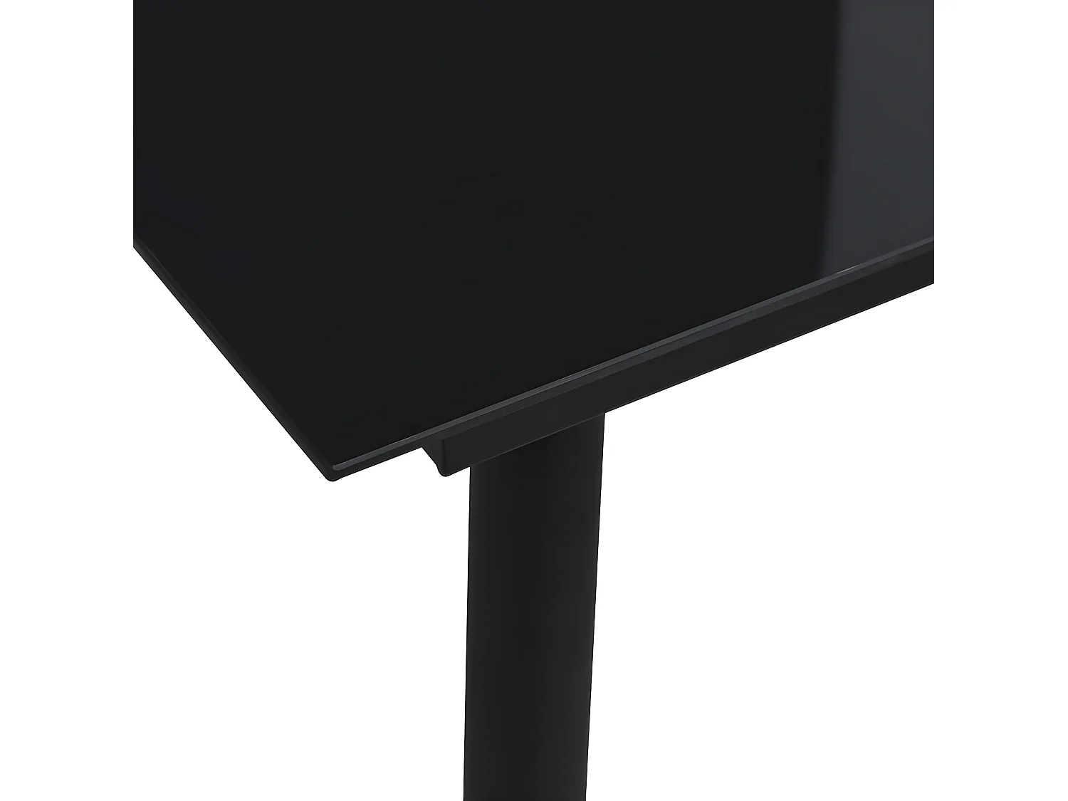 5-tlg. Garten-Essgruppe,Gartensitzgruppe PVC Rattan Schwarz -gkd39828