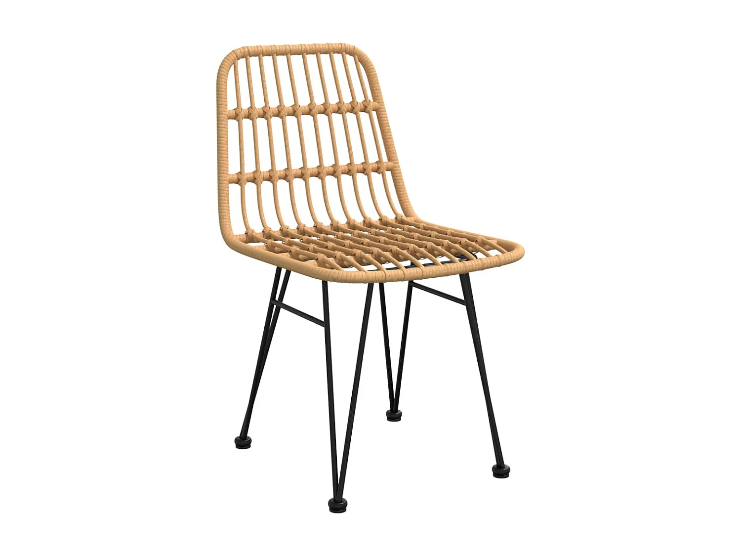 3-tlg. Garten-Essgruppe,Gartensitzgruppe Poly Rattan -gkd37186