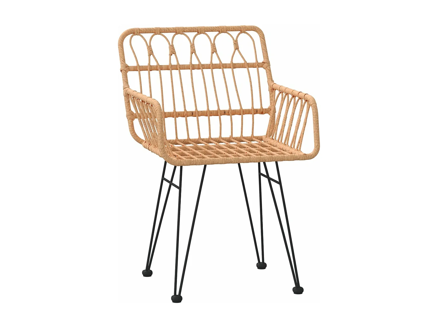 Ensemble à manger de jardin 3 pcs Résine tressée BE12143