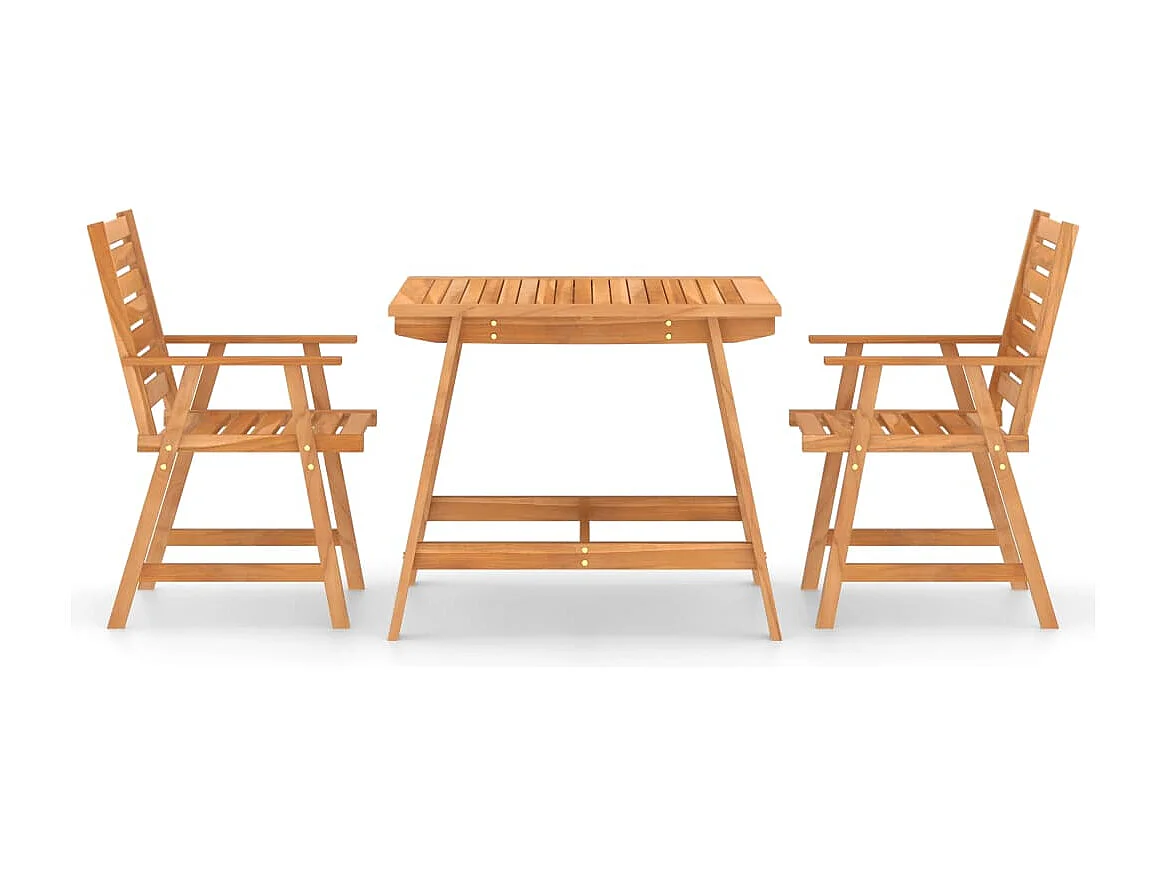 3-delige Tuinset massief acaciahout NL594671