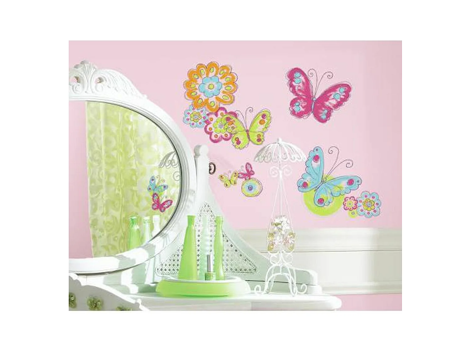 BRUSHWORK BUTTERFLY - Stickers repositionnables papillons et motifs printaniers