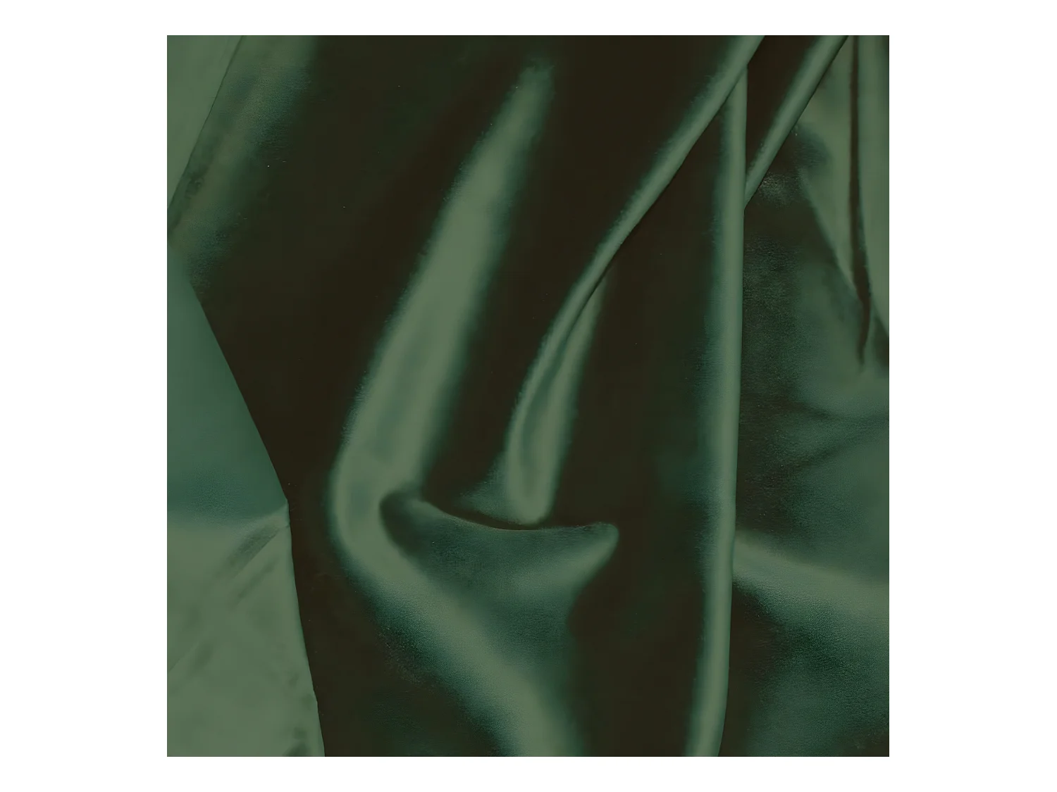 VELOURS - Rideau toucher velours vert foncé 140x250