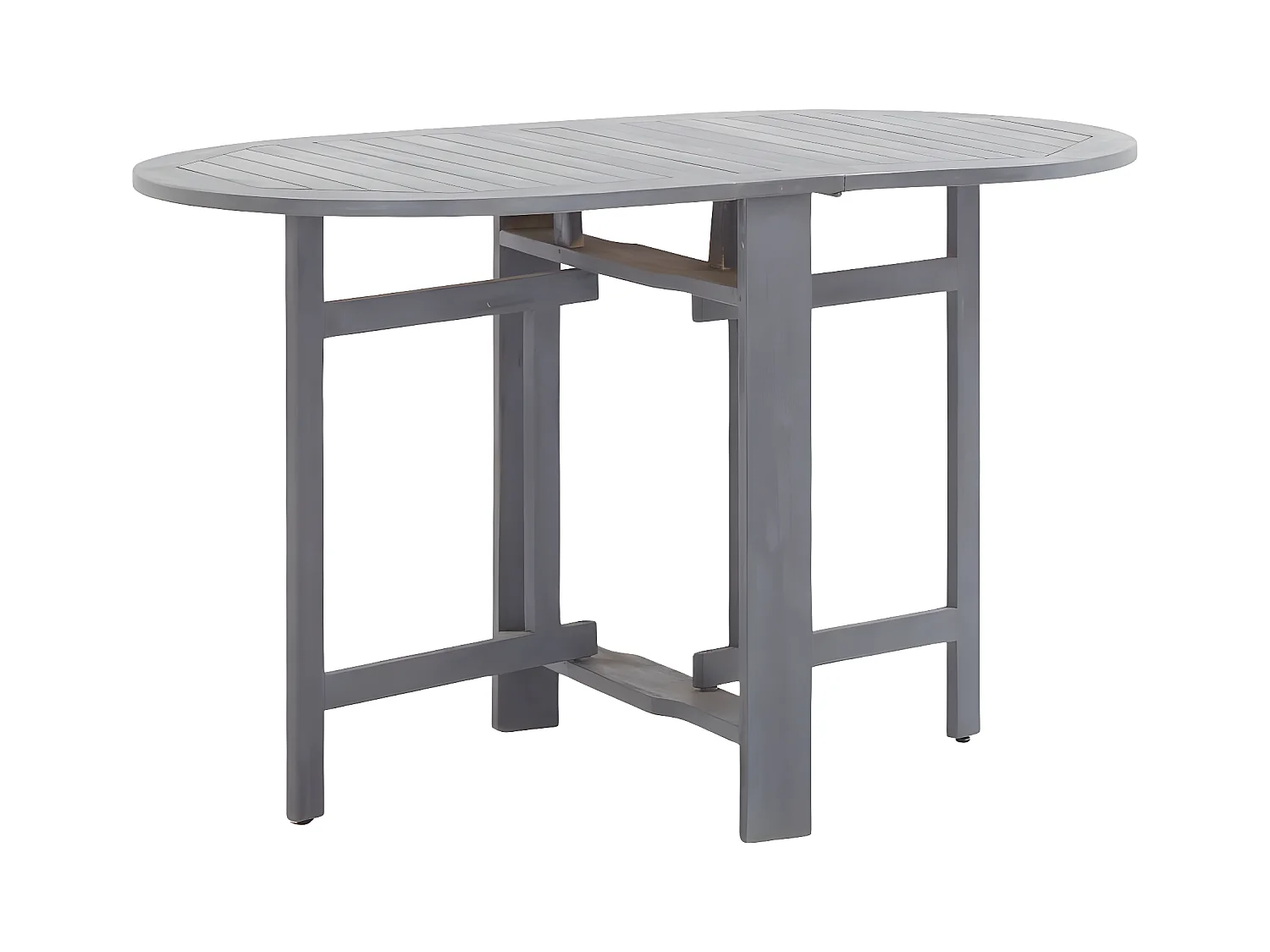 5-delige Tuinset massief acaciahout grijs NL250850