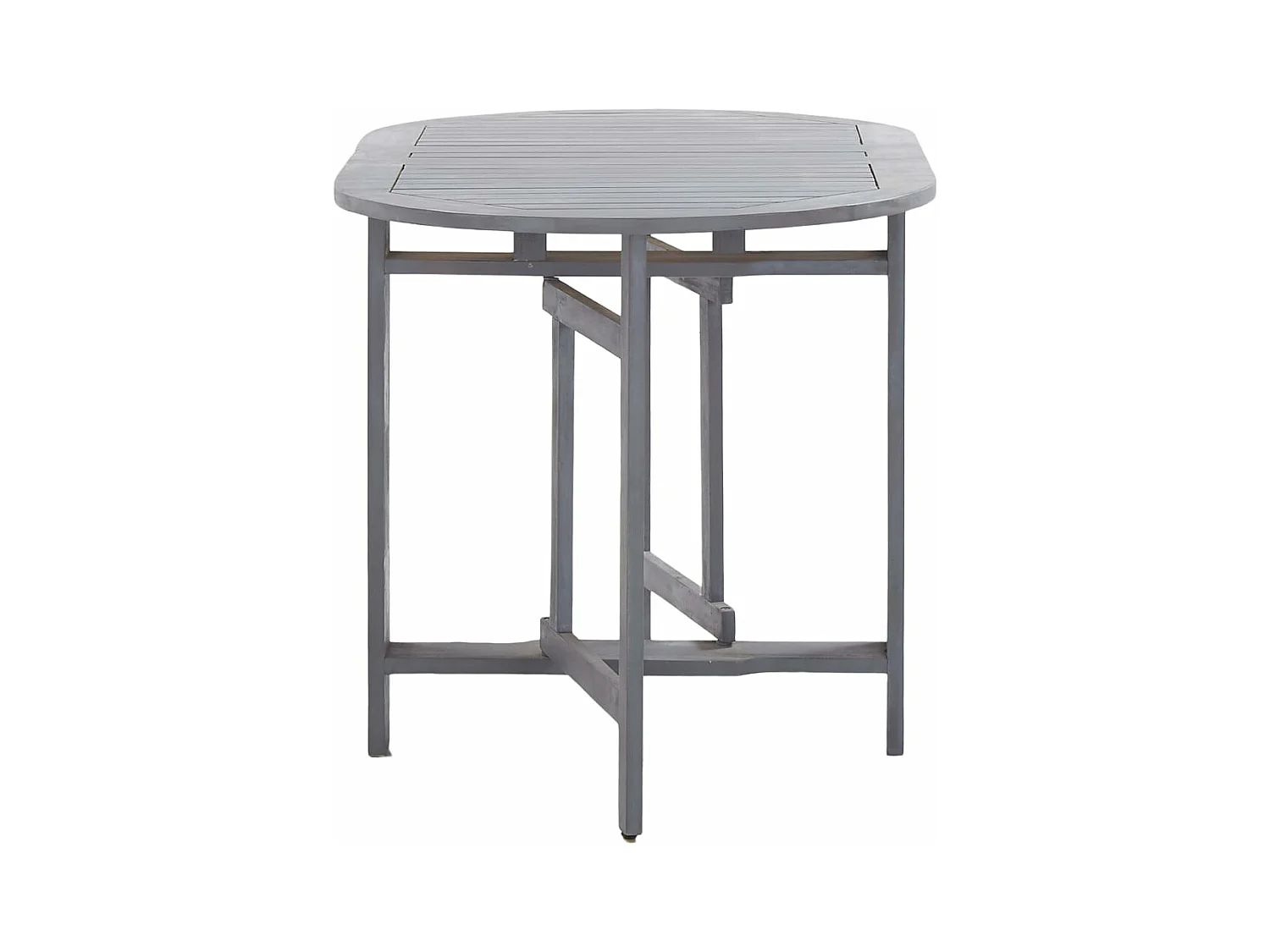 5-delige Tuinset massief acaciahout grijs NL250850