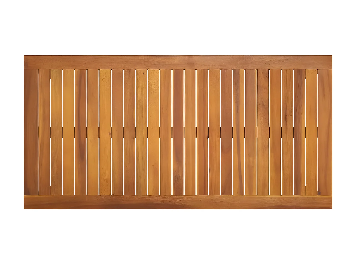 Ensemble à manger de jardin 3 pcs et coussins Acacia solide BE11059