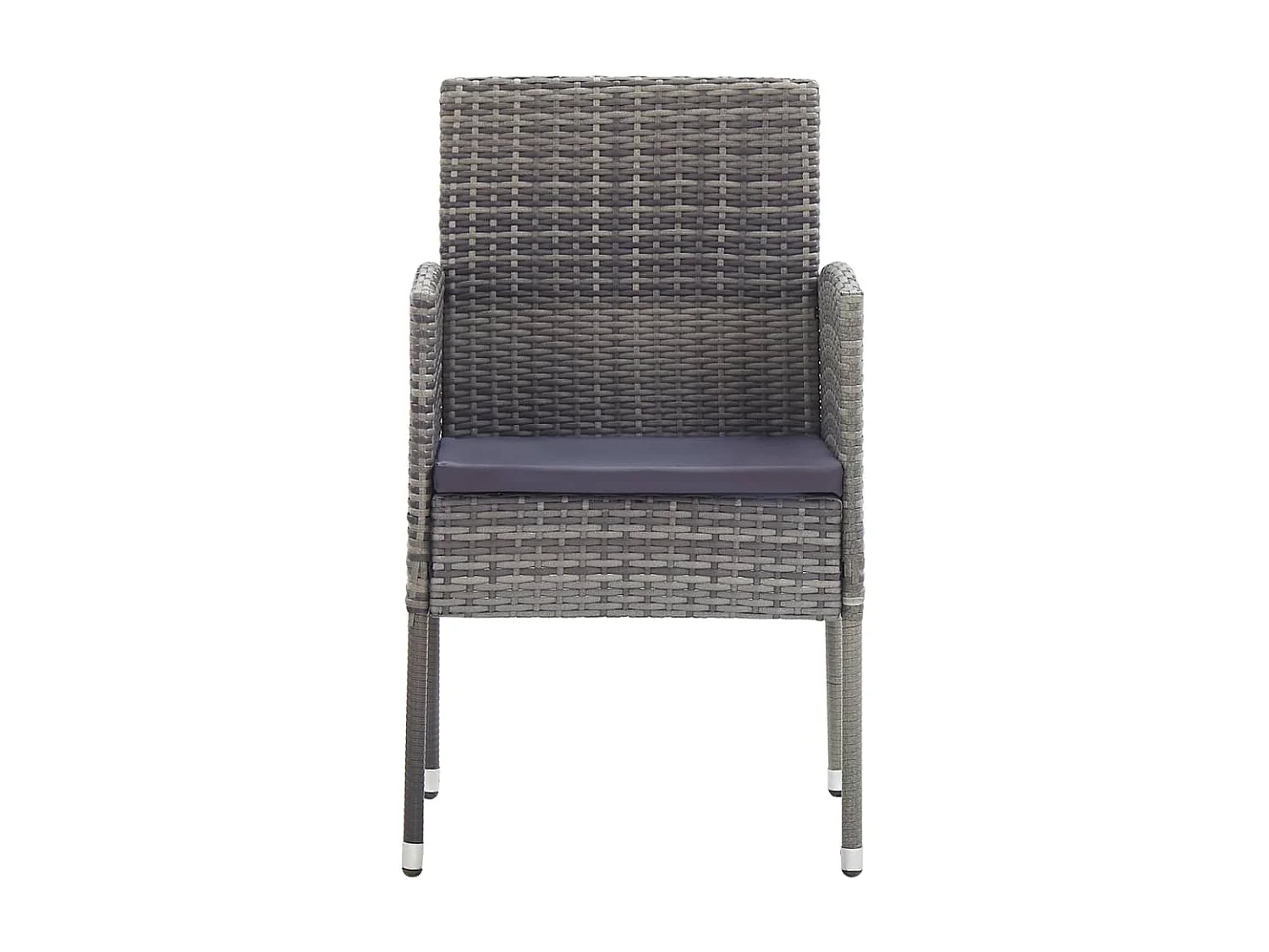 Ensemble de salle à manger de jardin 3 pcs Gris BE23742