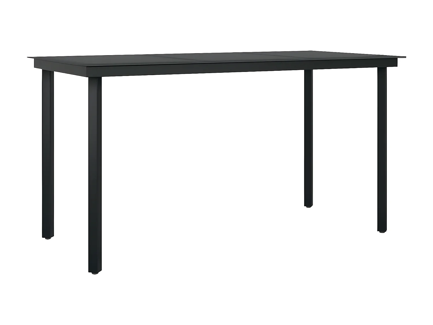 Ensemble de salle à manger d'extérieur 5 pcs Noir BE24839