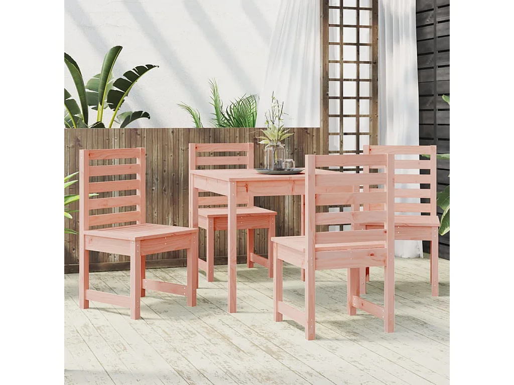 Ensemble à manger de jardin 5 pcs bois massif Douglas BE75905