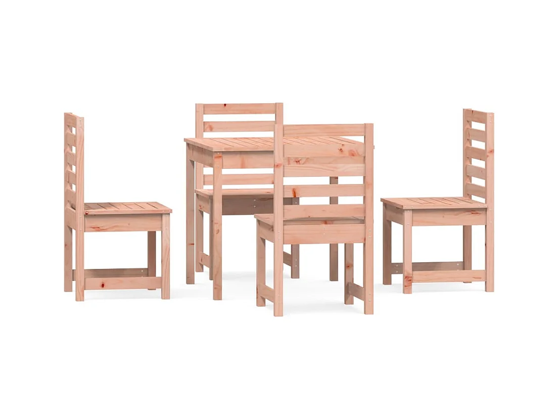 Comedor de jardín 5 pzas madera maciza Douglas YOE94550