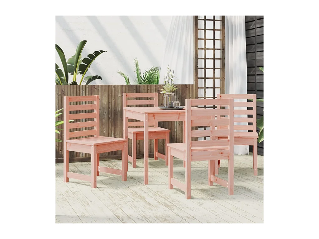 Comedor de jardín 5 pzas madera maciza Douglas YOE94550