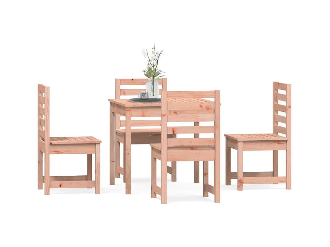 Comedor de jardín 5 pzas madera maciza Douglas YOE94550