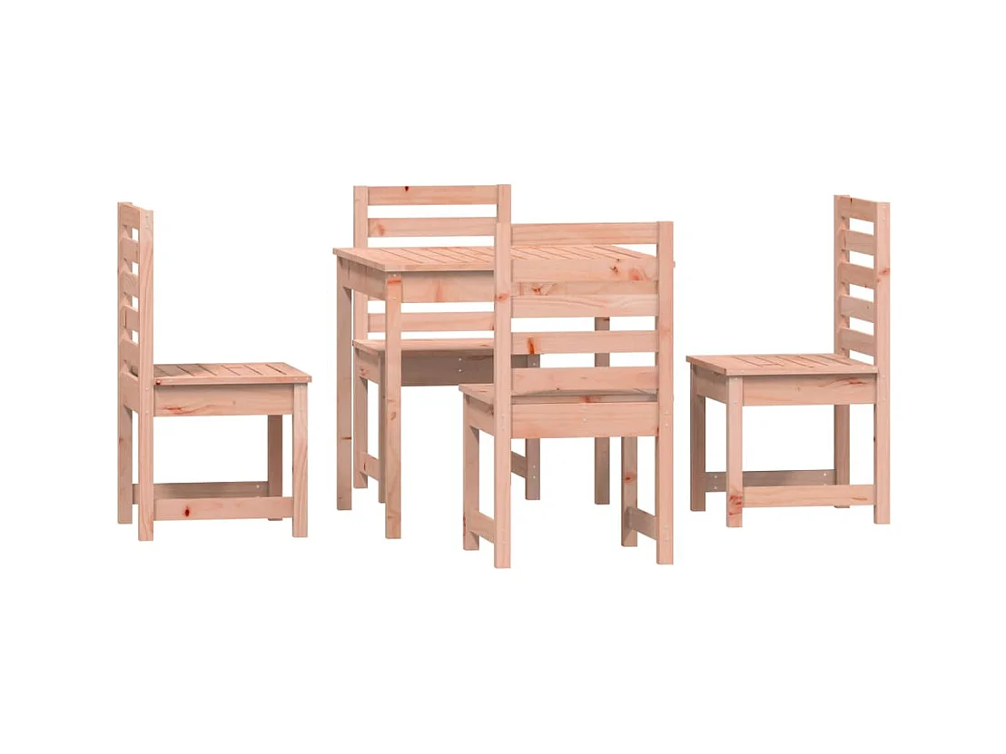 Comedor de jardín 5 pzas madera maciza Douglas YOE94550