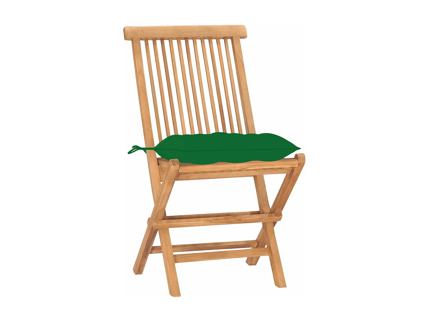 Salle à manger de jardin pliable avec coussin 3 pcs Teck BE20437