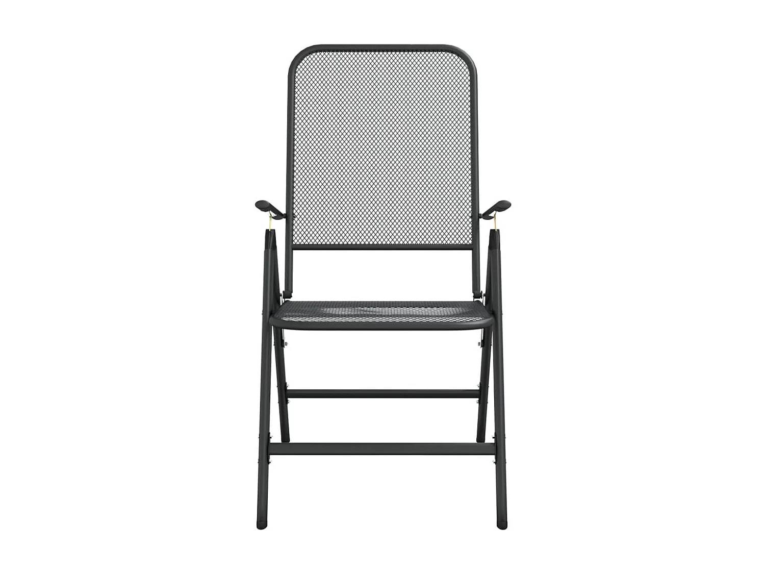 Ensemble à manger de jardin 9 pcs anthracite métal maille BE66910