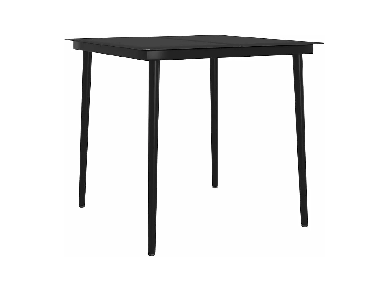 Ensemble à manger de jardin coussins 5 pcs Marron/noir GFDF87386