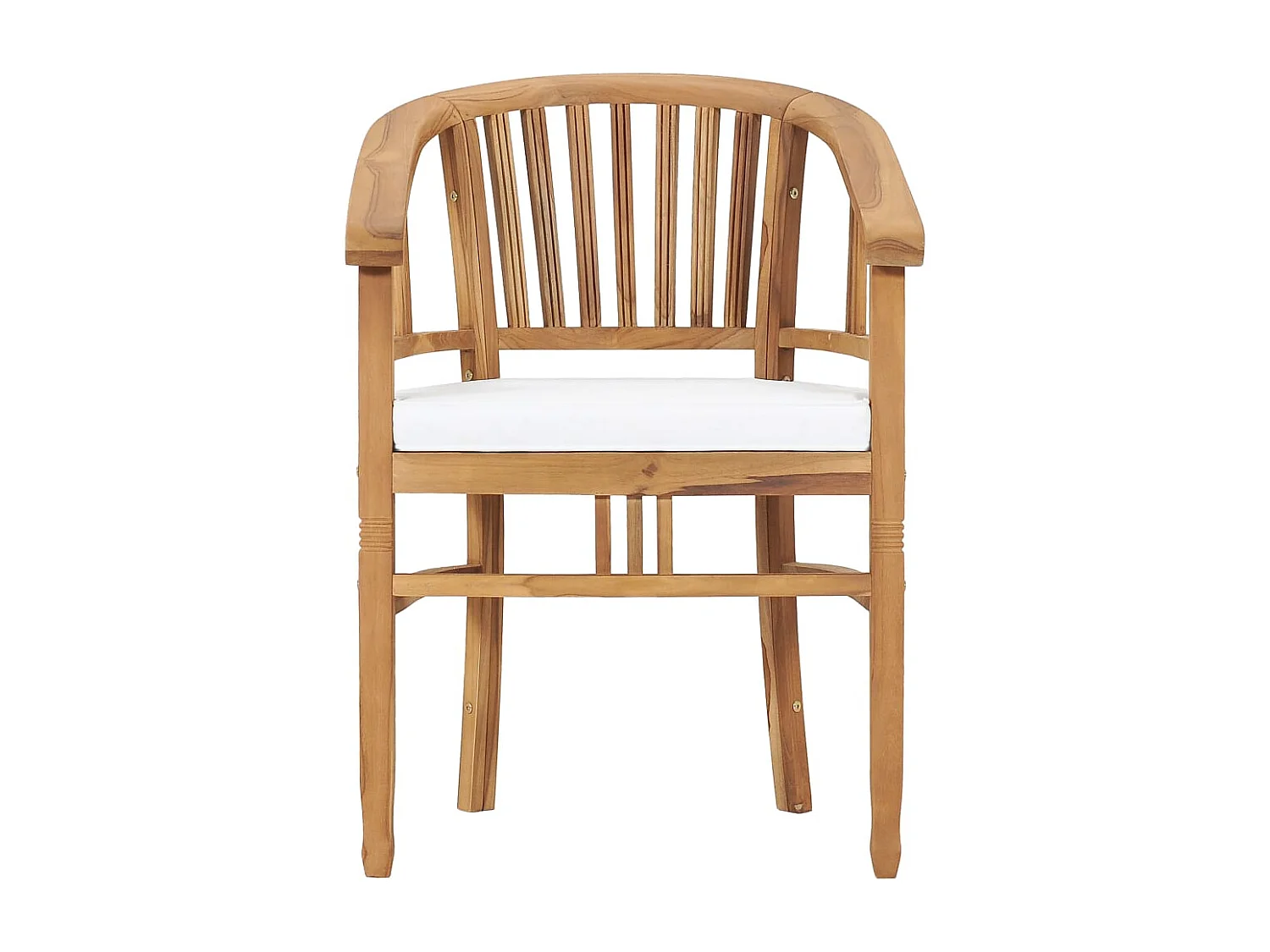 Ensemble de salle à manger de jardin 5 pcs avec coussins Teck BE63248