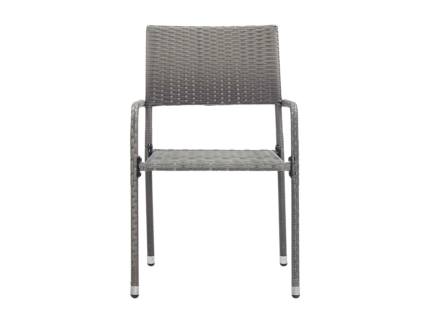 Salle à manger de jardin 3 pcs Résine tressée Anthracite et gris BE58247