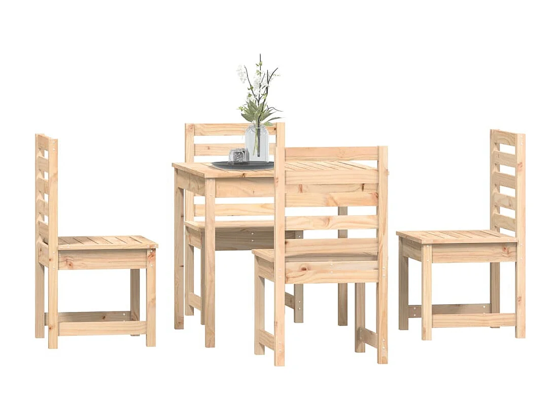 5-delige Tuinset massief grenenhout NL220938