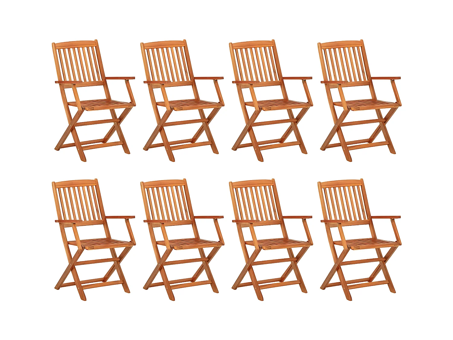 Ensemble à manger de jardin 9 pcs bois d'acacia massif BE53239
