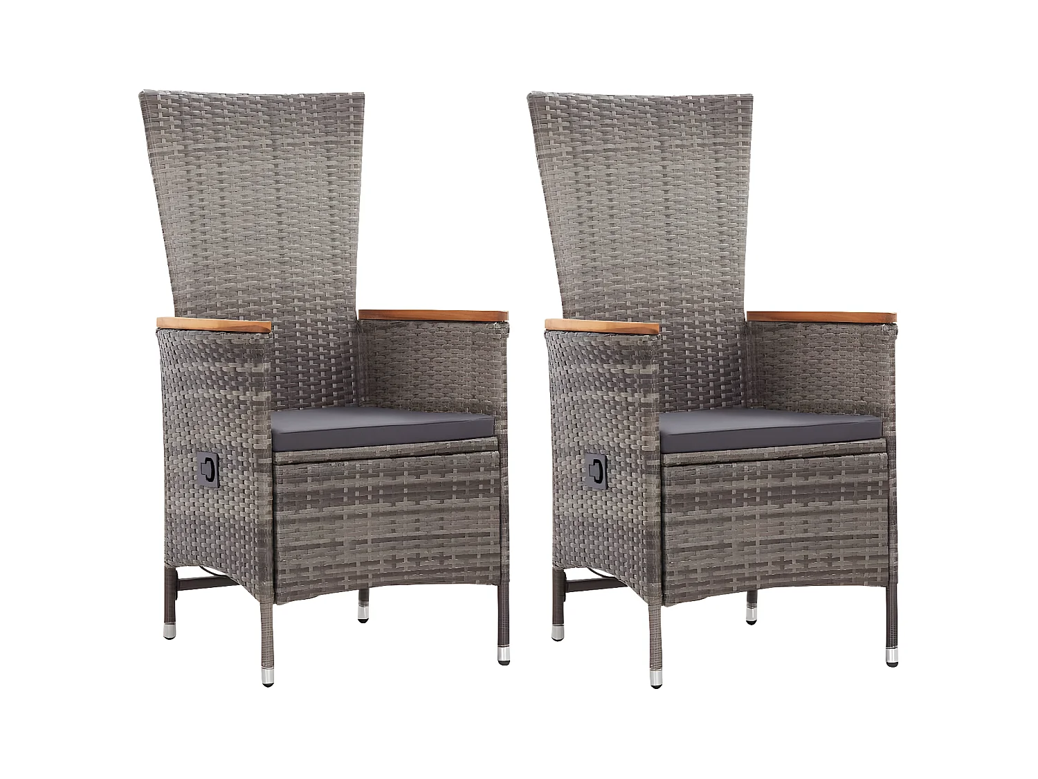 3-delige Tuinset grijs NL806980