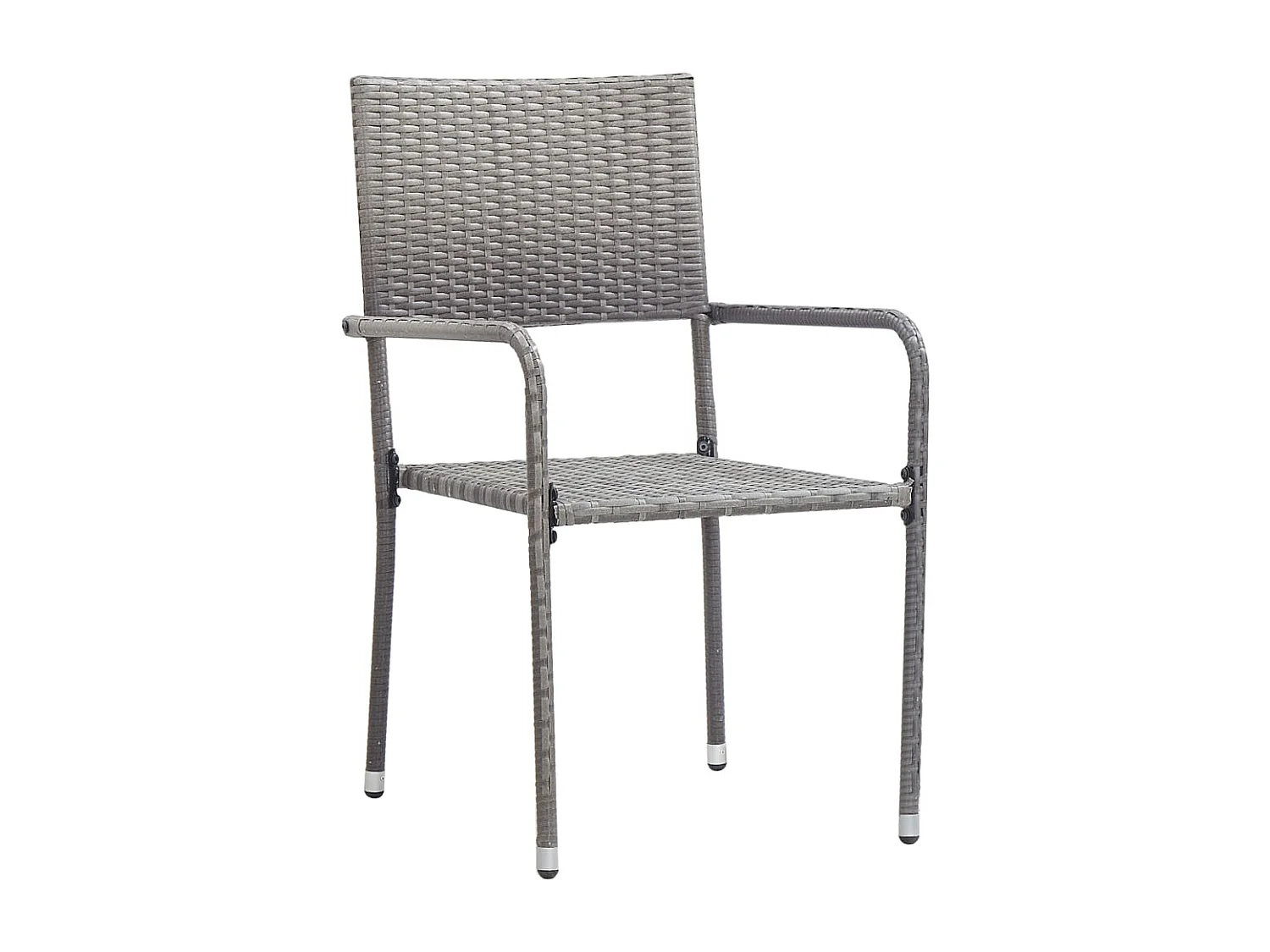 Ensemble de salle à manger de jardin 3 pcs Gris BE84671